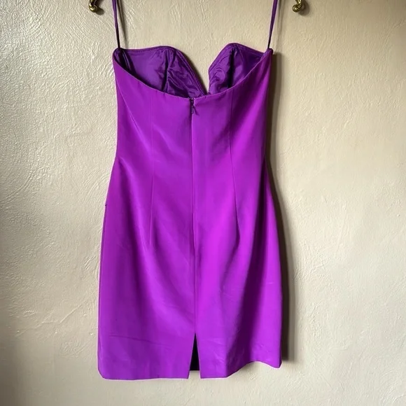 Vintage A.J Bari For Lord & Taylor Strapless Sweetheart Mini Dress - Picture 3 of 4
